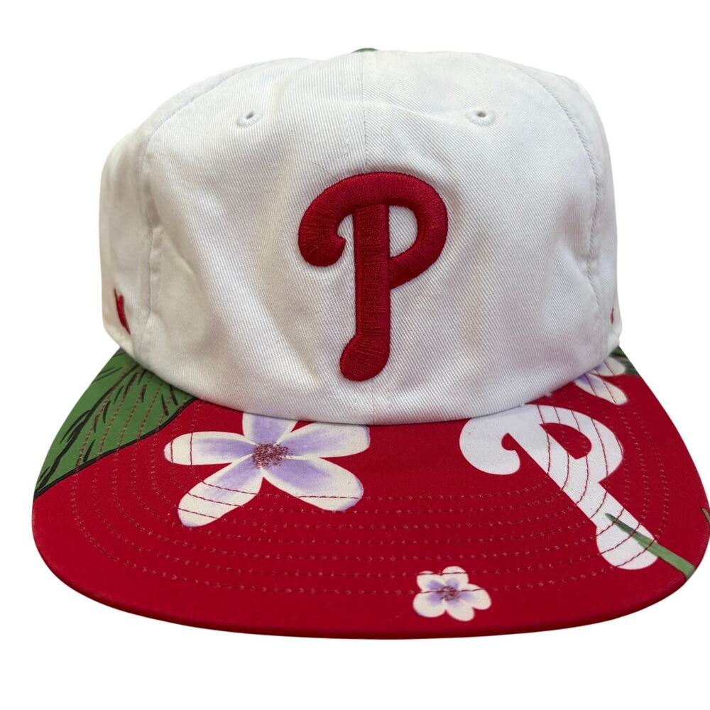 Philadelphia Phillies x Hurley Hawaiian SnapBack Hat Cap‎ Floral Tropical ‘47